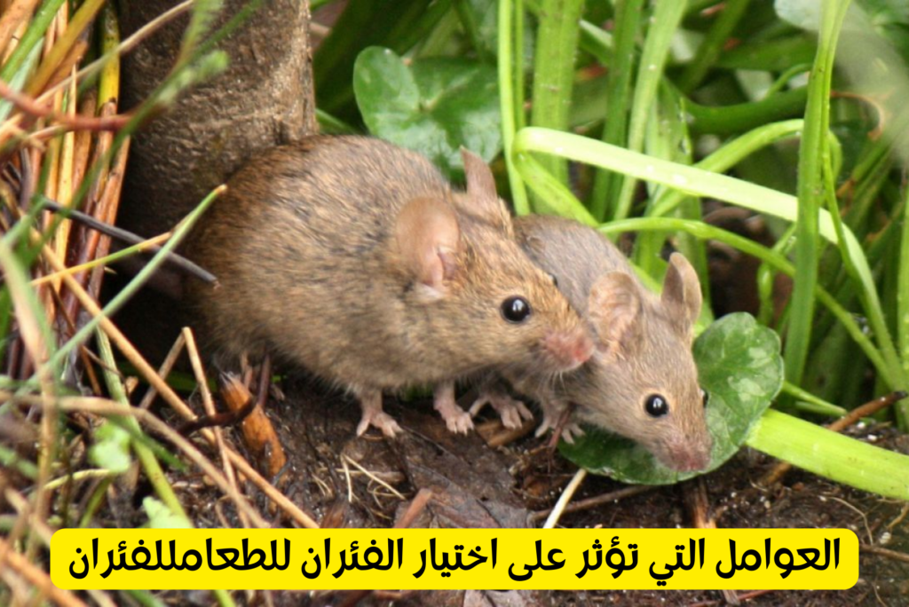 العوامل التي تؤثر على اختيار الفئران للطعام