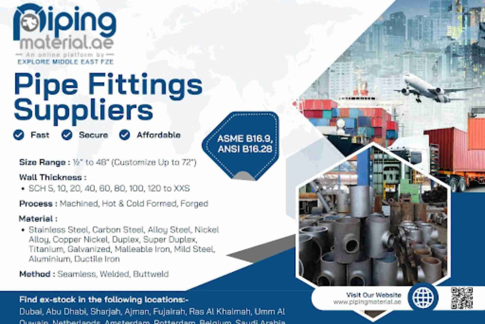 How SS Pipe Fittings Are Revolutionizing the Chemical Processing Industry