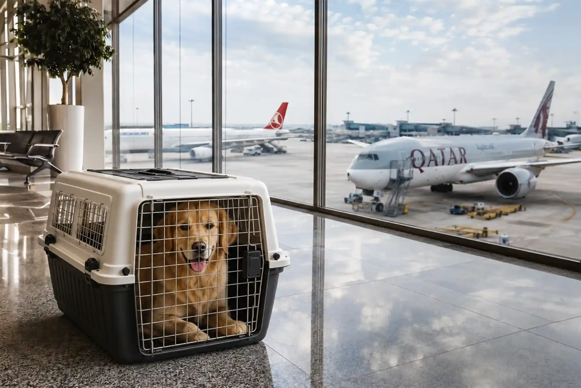 Flying with Dogs as Checked Baggage or Cargo: Temperature Embargoes and Crate Specs
